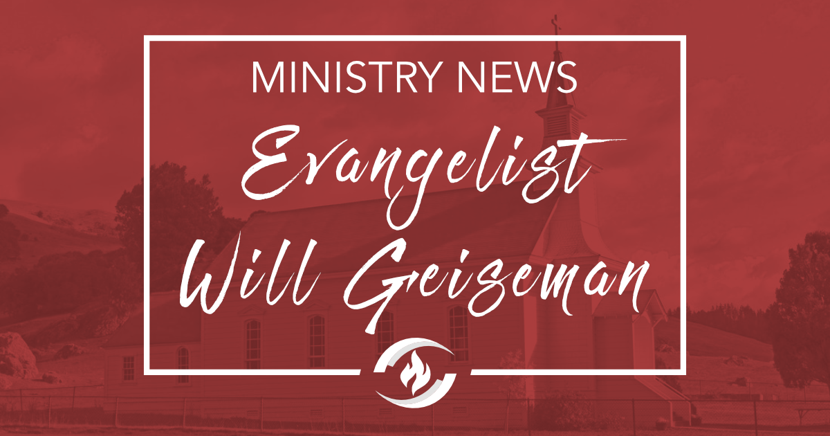 Announcing Evangelist Will Geiseman