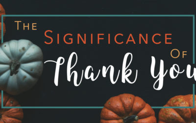 The Significance of “Thank you!”