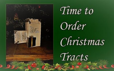 Time to Order Christmas Tracts