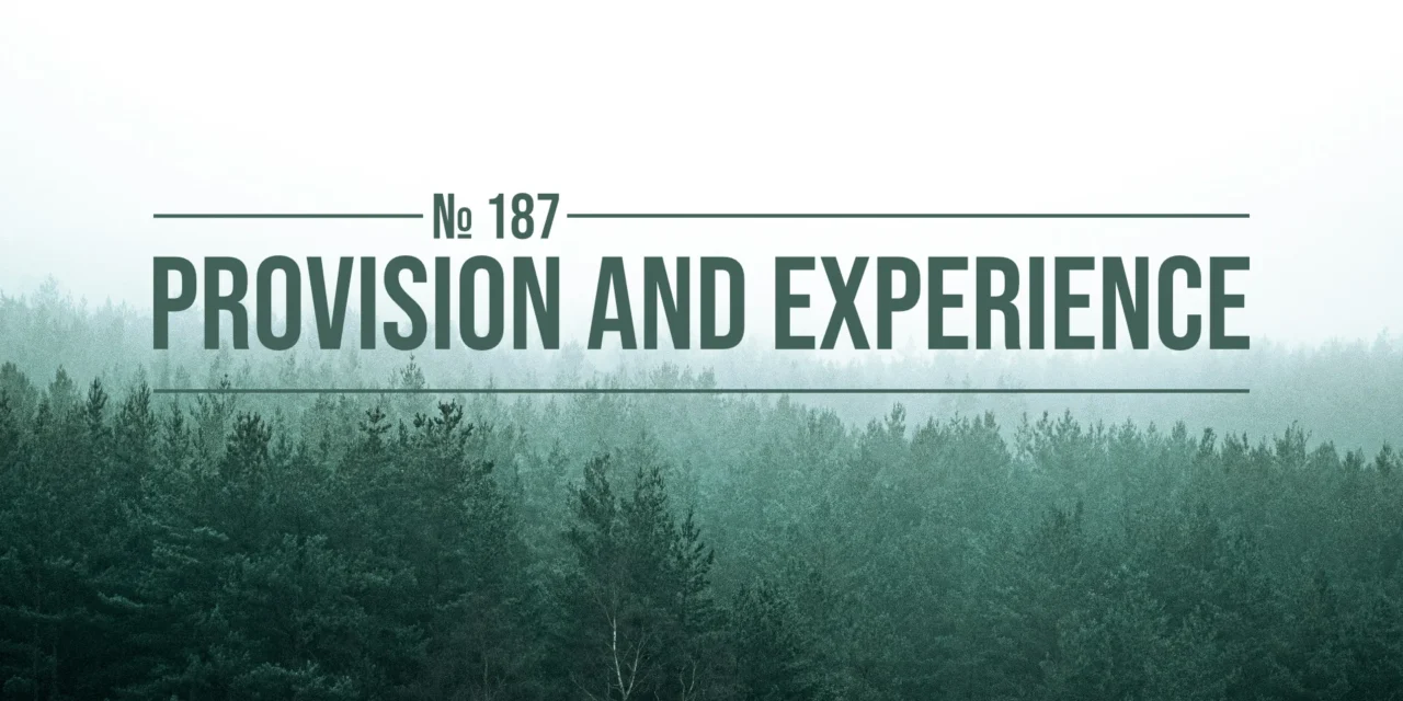 № 187 Provision and Experience