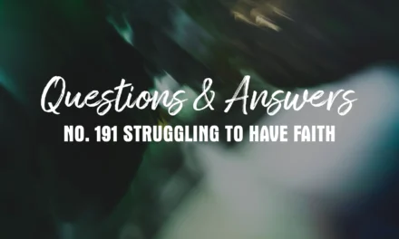 № 191 Struggling to Have Faith