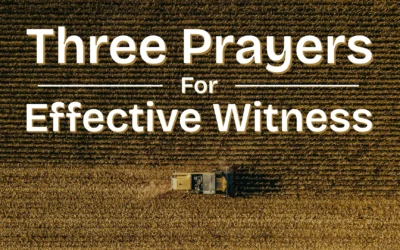 Three Prayers for Effective Witness